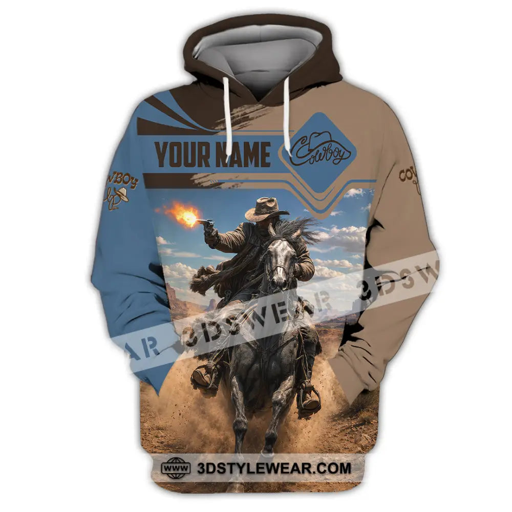 Unisex Shirt - Custom Cowboy Shirt - Hoodie / S - T-shirt