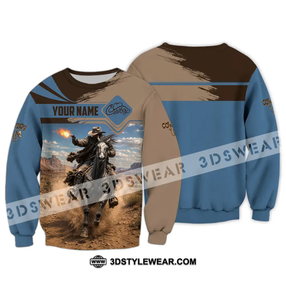 Unisex Shirt - Custom Cowboy Shirt - Long Sleeve / S - T-shirt