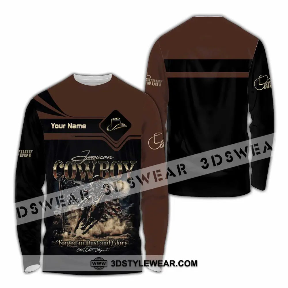 Unisex Shirt - Custom Cowboy Shirt - Long Sleeve Shirt / S - T-shirt