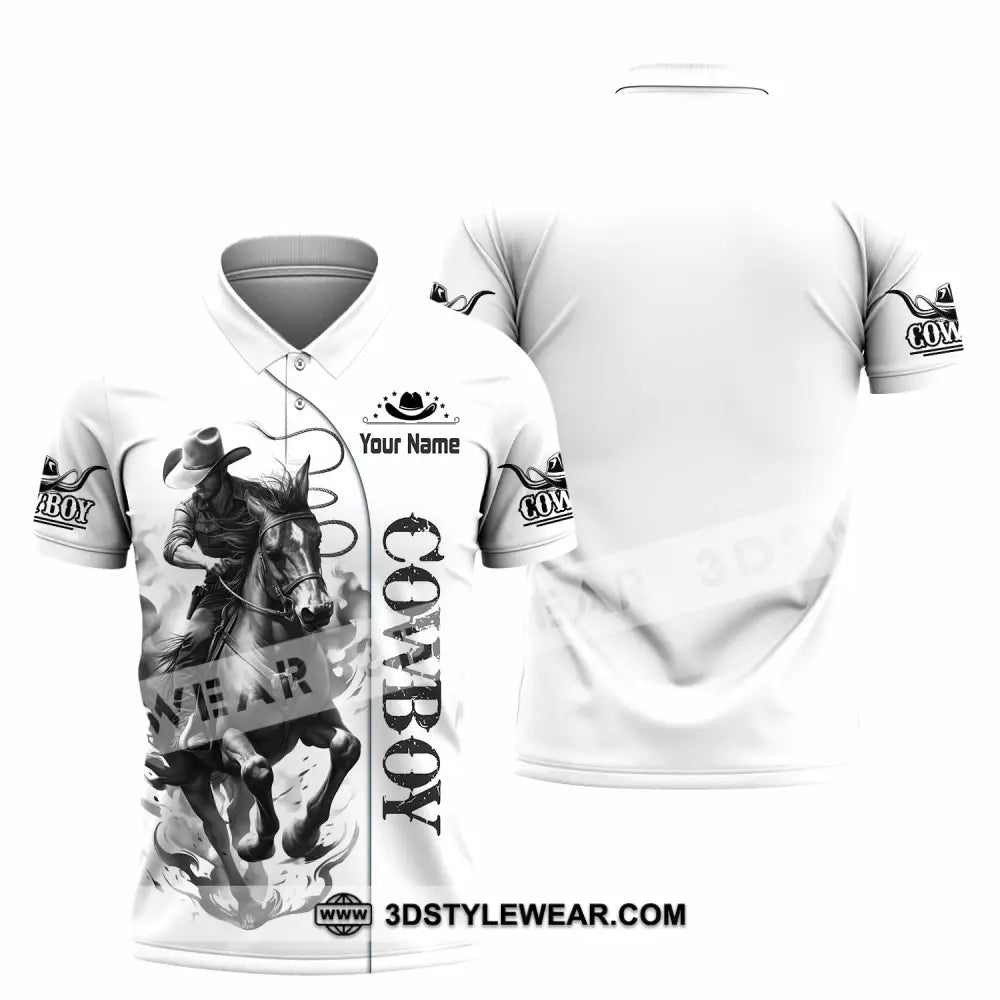 Unisex Shirt - Custom Cowboy Shirt - Polo Shirt / S - T-shirt
