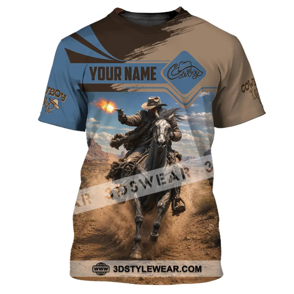 Unisex Shirt - Custom Cowboy Shirt - T-Shirt / S - T-shirt