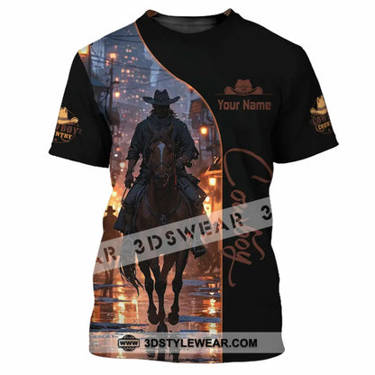 Unisex Shirt - Custom Cowboy Shirt - T-Shirt / S - T-shirt