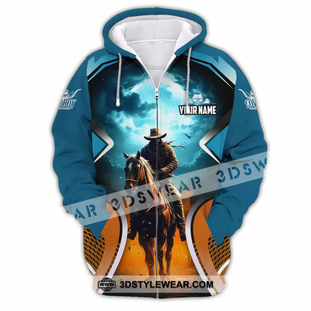 Unisex Shirt - Custom Cowboy Shirt - Zipper Hoodie / S - T-shirt