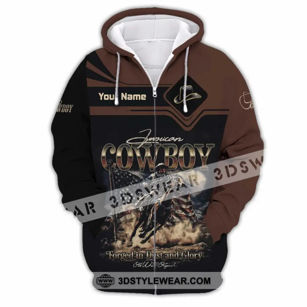 Unisex Shirt - Custom Cowboy Shirt - Zipper Hoodie / S - T-shirt