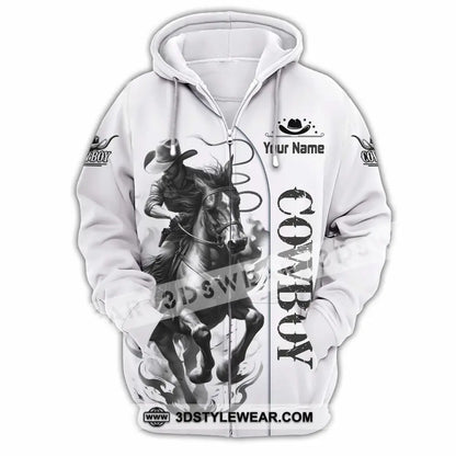 Unisex Shirt - Custom Cowboy Shirt - Zipper Hoodie / S - T-shirt