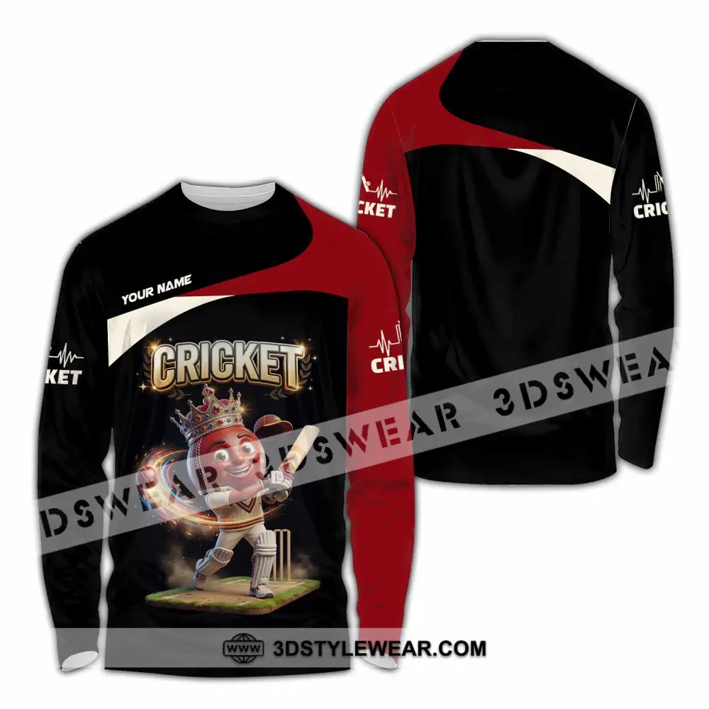 Unisex Shirt - Custom Cricket Shirt - Long Sleeve Shirt / S - T-shirt