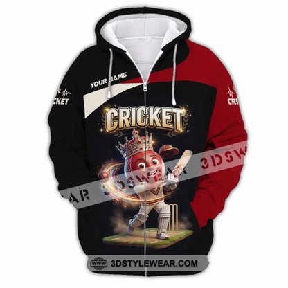 Unisex Shirt - Custom Cricket Shirt - Zipper Hoodie / S - T-shirt