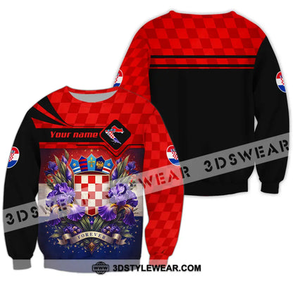Unisex Shirt - Custom Croatia Fifa World Cup 2026 3D Shirt - Long Sleeve / S - T-shirt