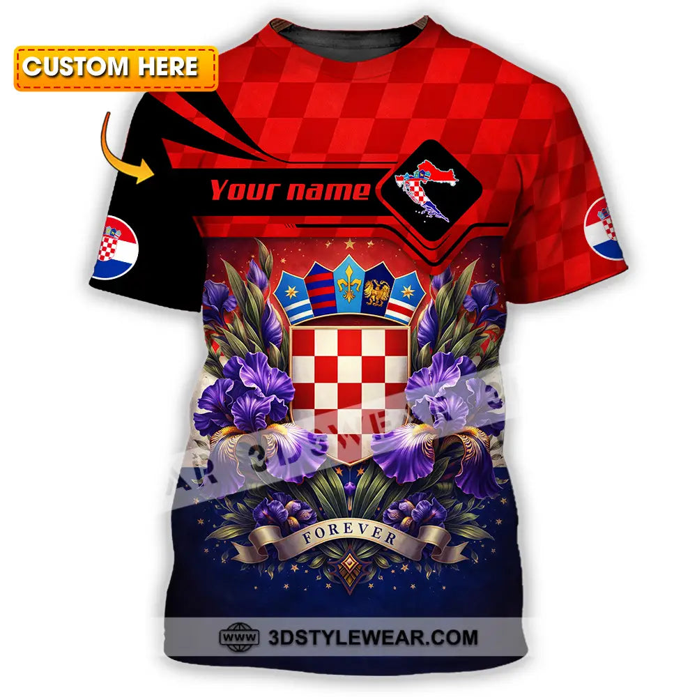 Unisex Shirt - Custom Croatia Fifa World Cup 2026 3D Shirt - T-shirt