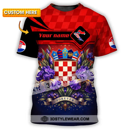 Unisex Shirt - Custom Croatia Fifa World Cup 2026 3D Shirt - T-shirt