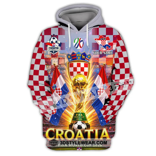 Unisex Shirt - Custom Croatia World Cup 2026 Shirt style option 2