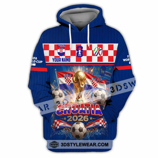 Unisex Shirt - Custom Croatia World Cup 2026 Shirt style option 3