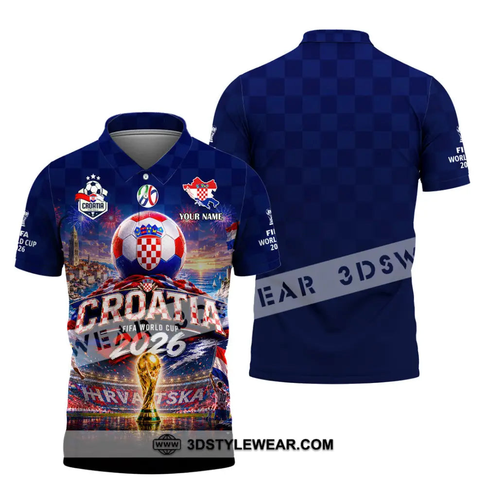 Unisex Shirt - Custom Croatia World Cup 2026 Shirt - Polo Shirt / S - T-shirt