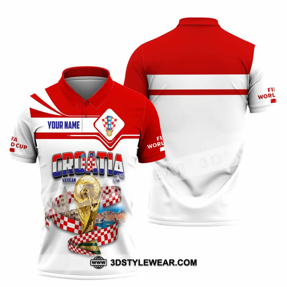 Unisex Shirt - Custom Croatia World Cup 2026 Shirt - Polo Shirt / S - T-shirt