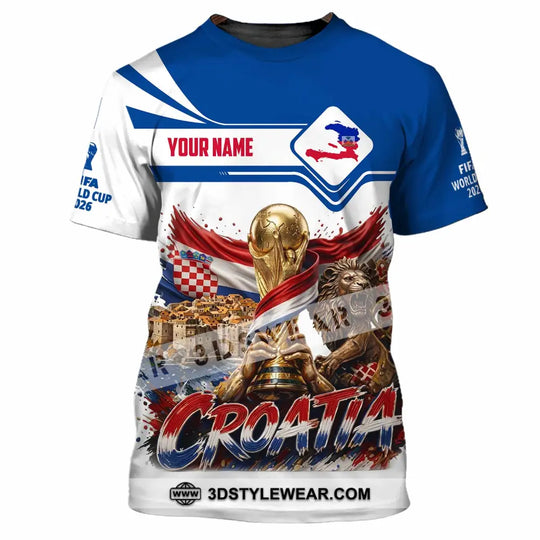 Unisex Shirt - Custom Croatia World Cup 2026 Shirt style option 4