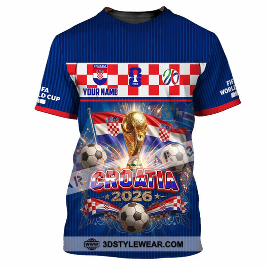 Unisex Shirt - Custom Croatia World Cup 2026 Shirt style option 4