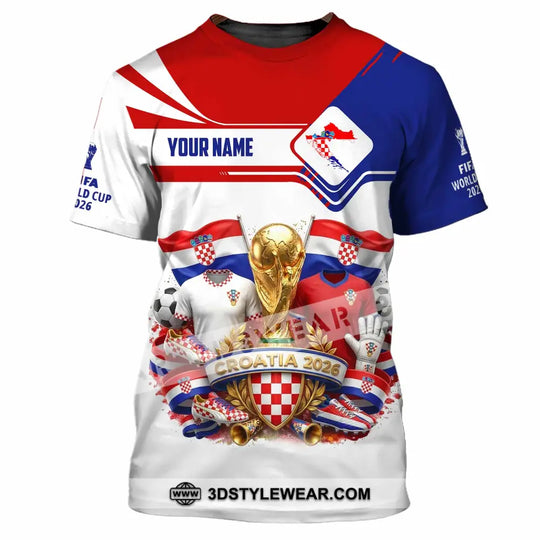 Unisex Shirt - Custom Croatia World Cup 2026 Shirt style option 4