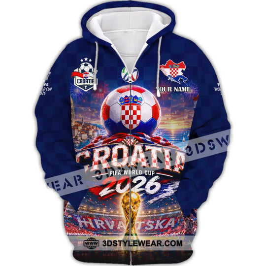 Unisex Shirt - Custom Croatia World Cup 2026 Shirt style option 3