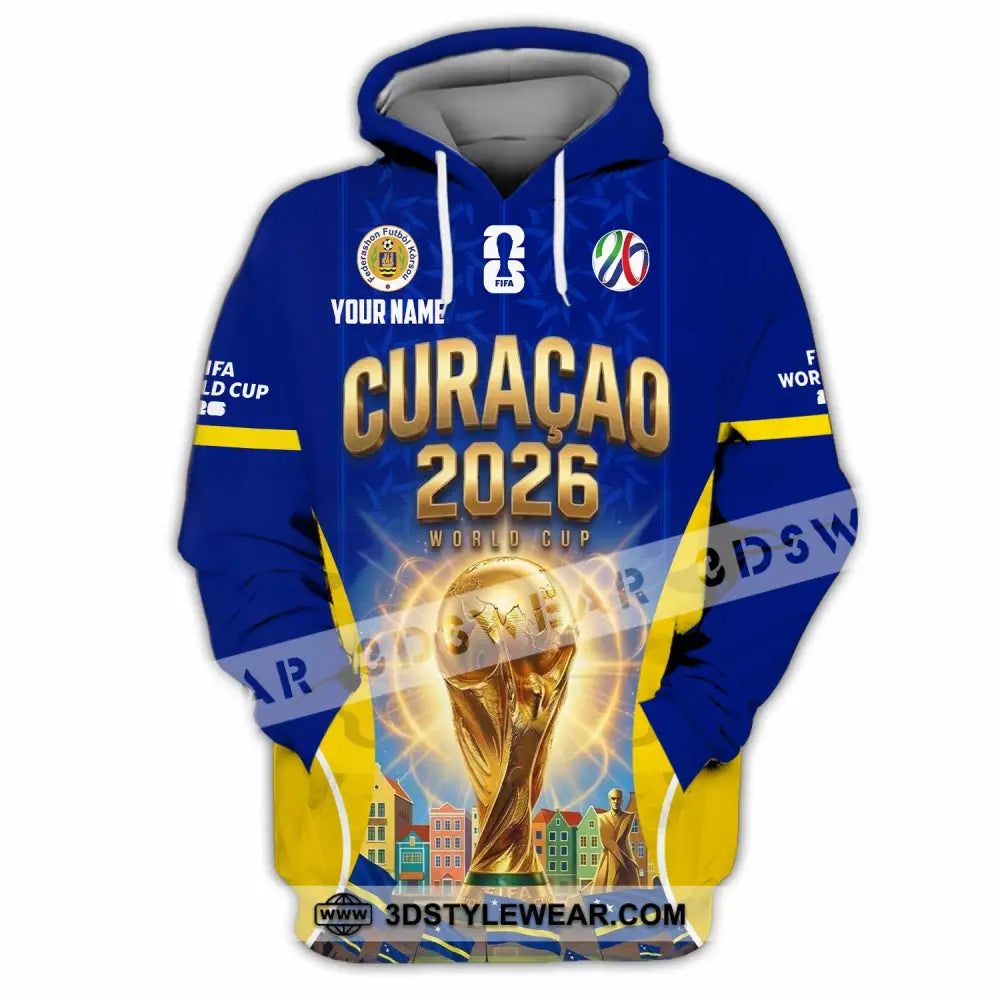 Unisex Shirt - Custom Curacao World Cup 2026 Shirt - Hoodie / S - T-shirt
