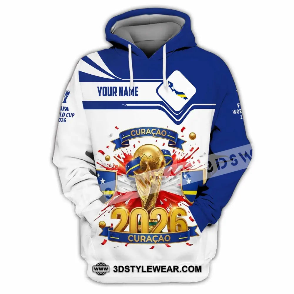 Unisex Shirt - Custom Curacao World Cup 2026 Shirt - Hoodie / S - T-shirt