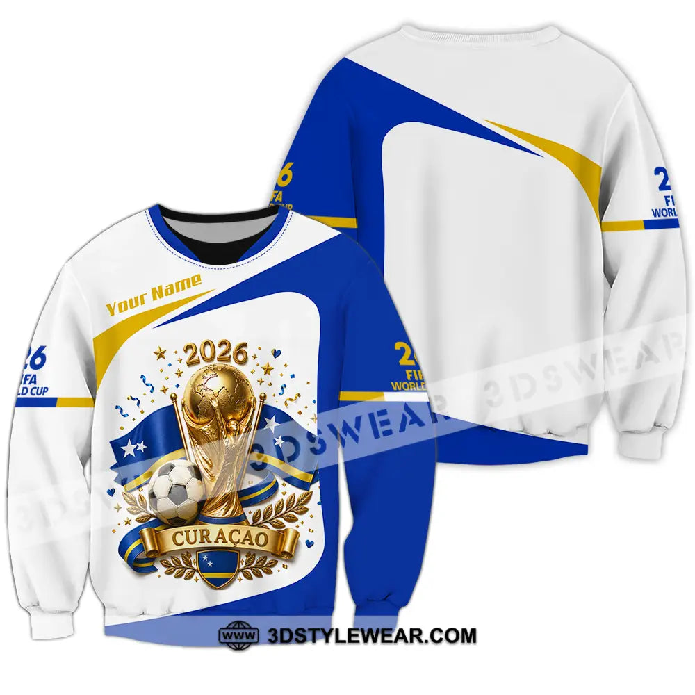 Unisex Shirt - Custom Curacao World Cup 2026 Shirt - Long Sleeve / S - T-shirt