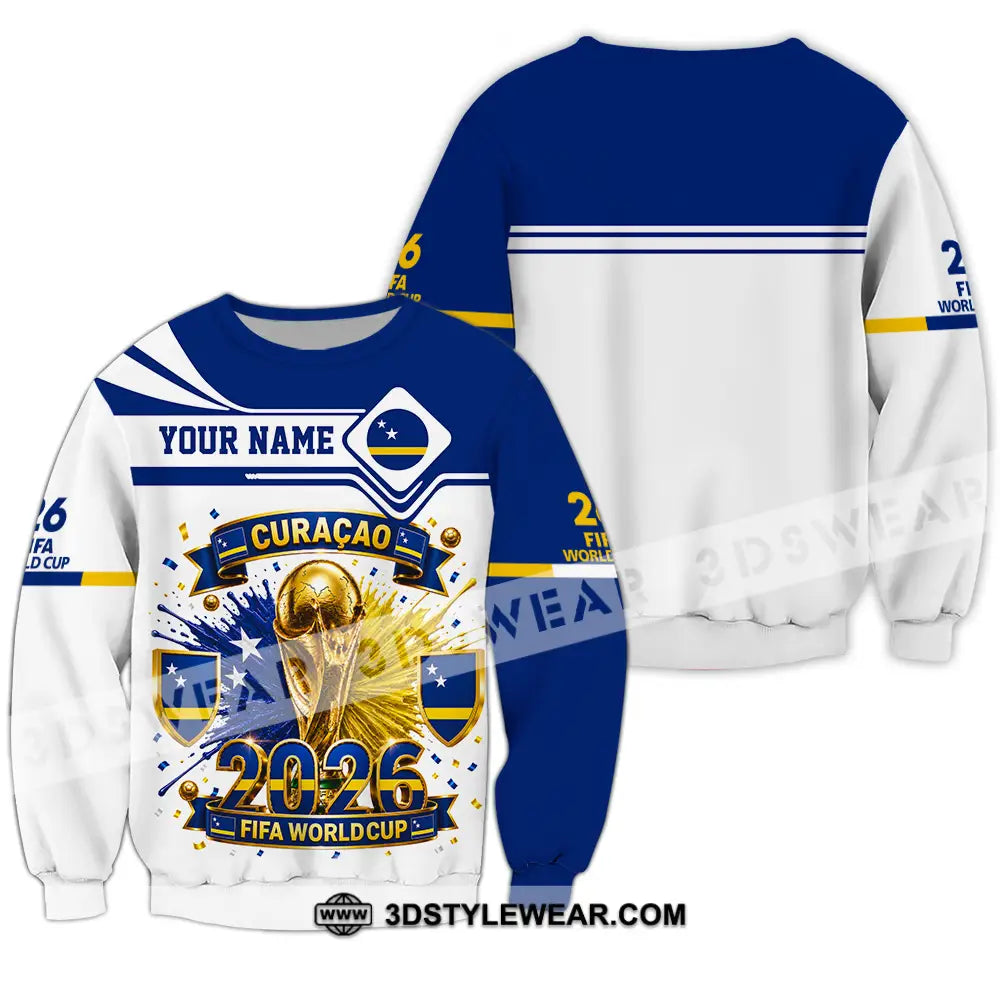 Unisex Shirt - Custom Curacao World Cup 2026 Shirt - Long Sleeve / S - T-shirt