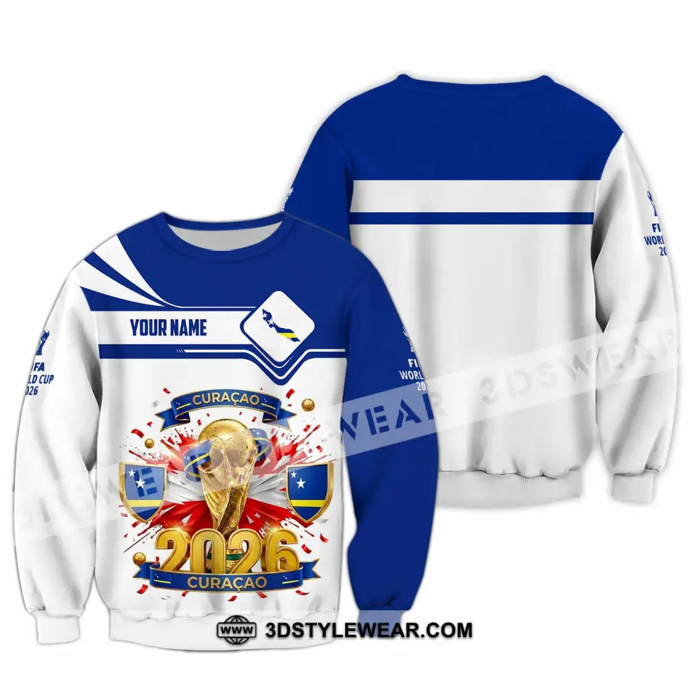 Unisex Shirt - Custom Curacao World Cup 2026 Shirt - Long Sleeve / S - T-shirt