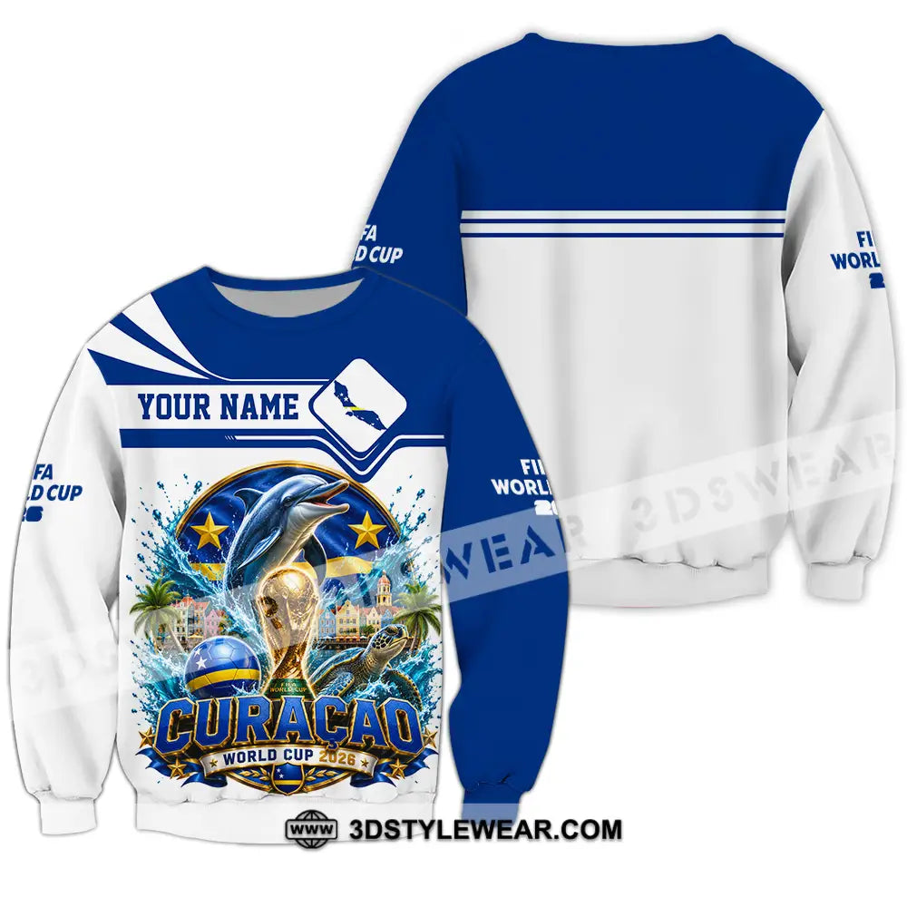 Unisex Shirt - Custom Curacao World Cup 2026 Shirt - Long Sleeve / S - T-shirt