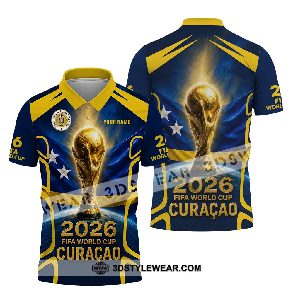 Unisex Shirt - Custom Curacao World Cup 2026 Shirt - Polo Shirt / S - T-shirt