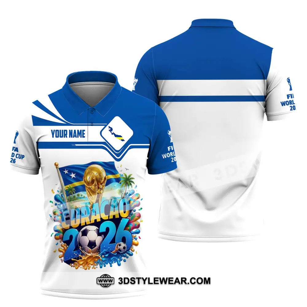 Unisex Shirt - Custom Curacao World Cup 2026 Shirt - Polo Shirt / S - T-shirt
