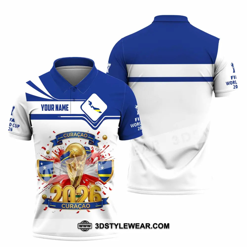 Unisex Shirt - Custom Curacao World Cup 2026 Shirt - Polo Shirt / S - T-shirt