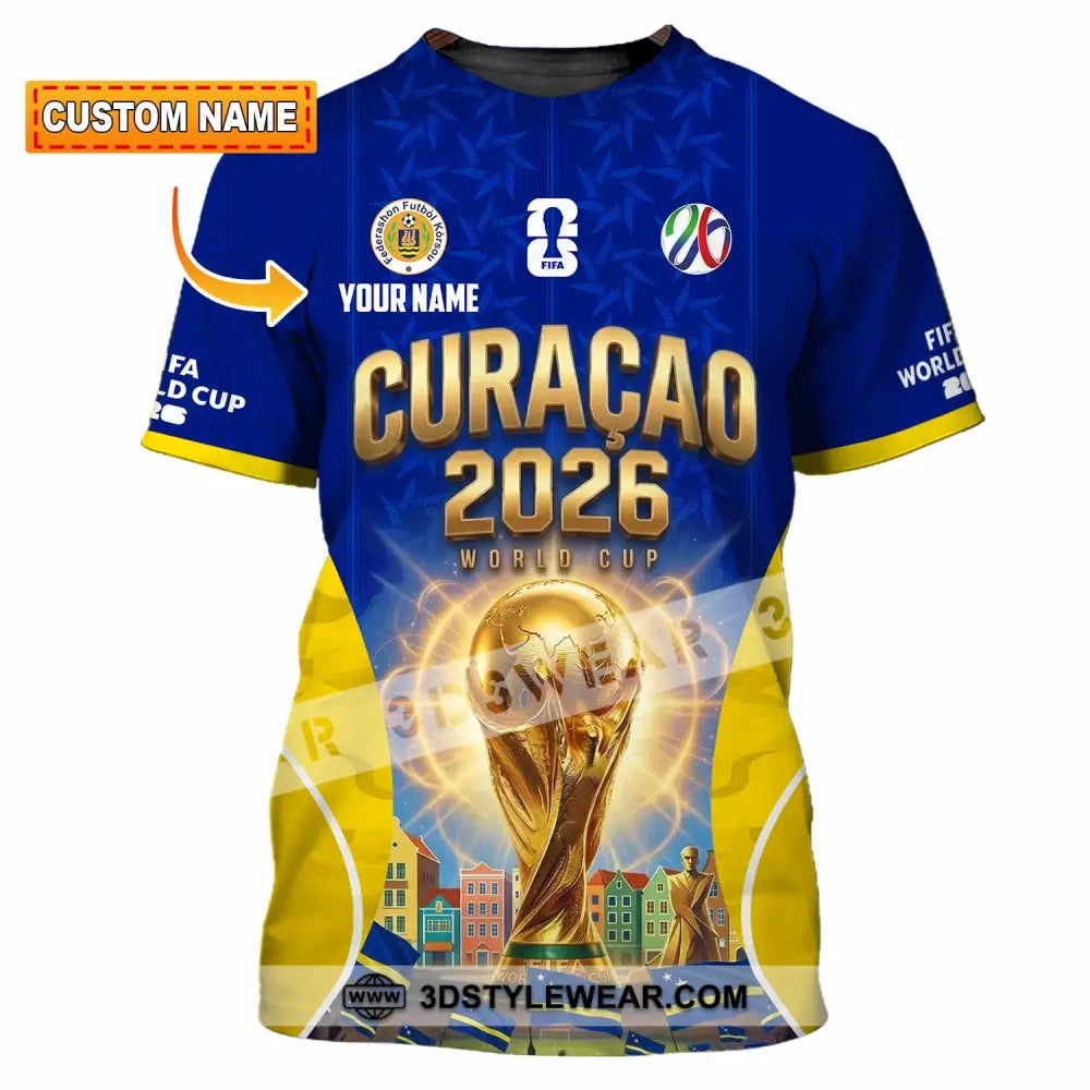 Unisex Shirt - Custom Curacao World Cup 2026 Shirt - T-shirt
