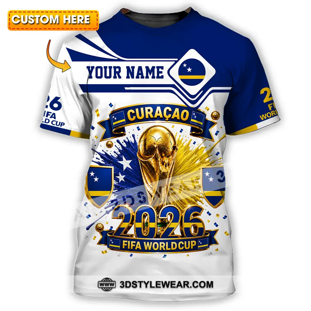 Unisex Shirt - Custom Curacao World Cup 2026 Shirt - T-shirt