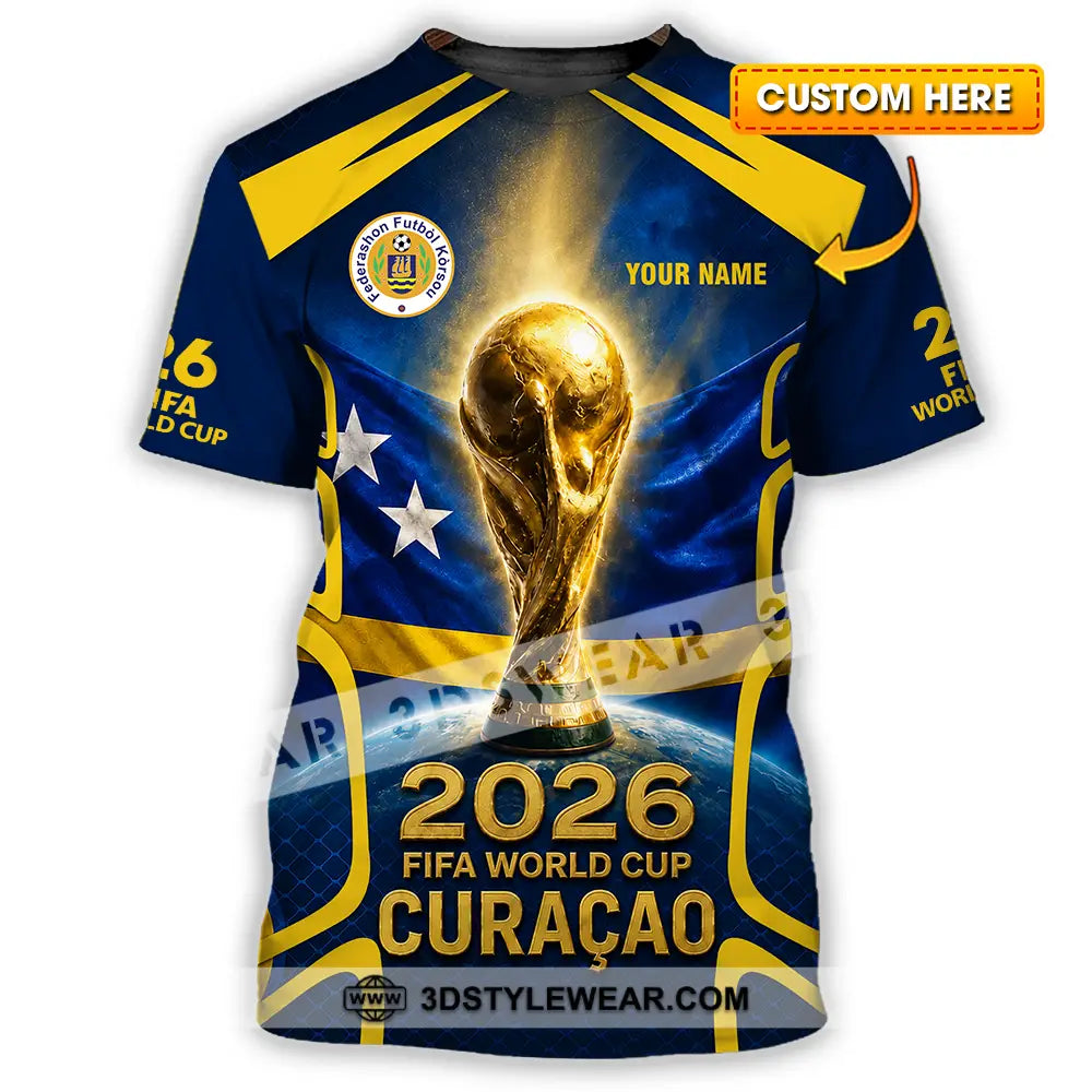 Unisex Shirt - Custom Curacao World Cup 2026 Shirt - T-shirt