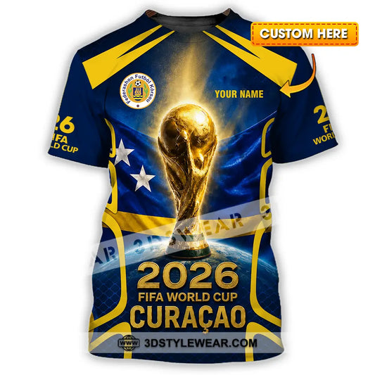 Unisex Shirt - Custom Curacao World Cup 2026 Shirt - T-shirt