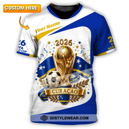 Unisex Shirt - Custom Curacao World Cup 2026 Shirt - T-shirt