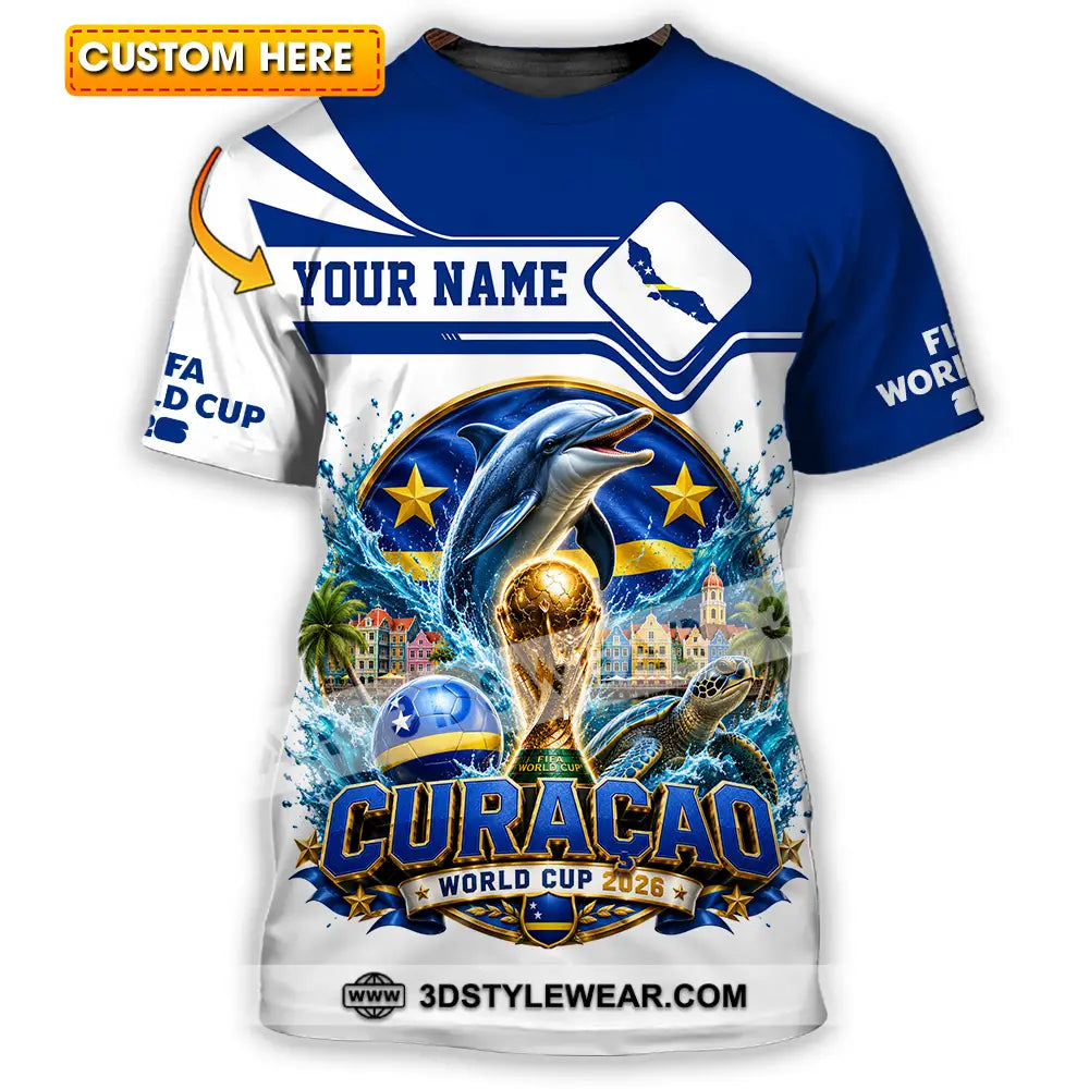 Unisex Shirt - Custom Curacao World Cup 2026 Shirt - T-shirt