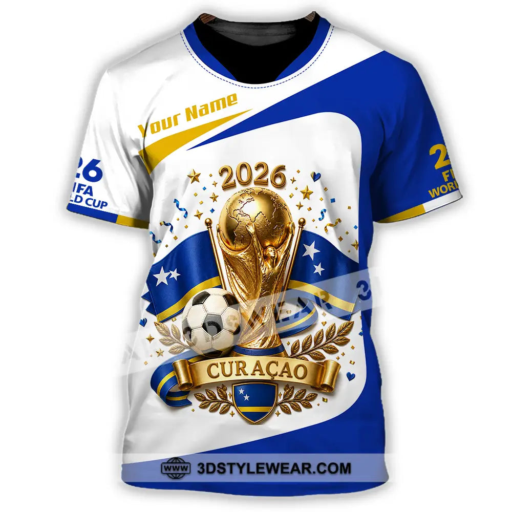 Unisex Shirt - Custom Curacao World Cup 2026 Shirt - T-Shirt / S - T-shirt