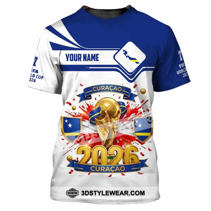 Unisex Shirt - Custom Curacao World Cup 2026 Shirt - T-Shirt / S - T-shirt