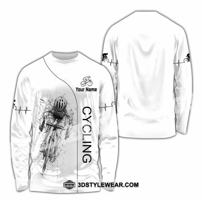 Unisex Shirt - Custom Cycling Shirt - Long Sleeve Shirt / S - T-shirt