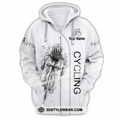 Unisex Shirt - Custom Cycling Shirt - Zipper Hoodie / S - T-shirt