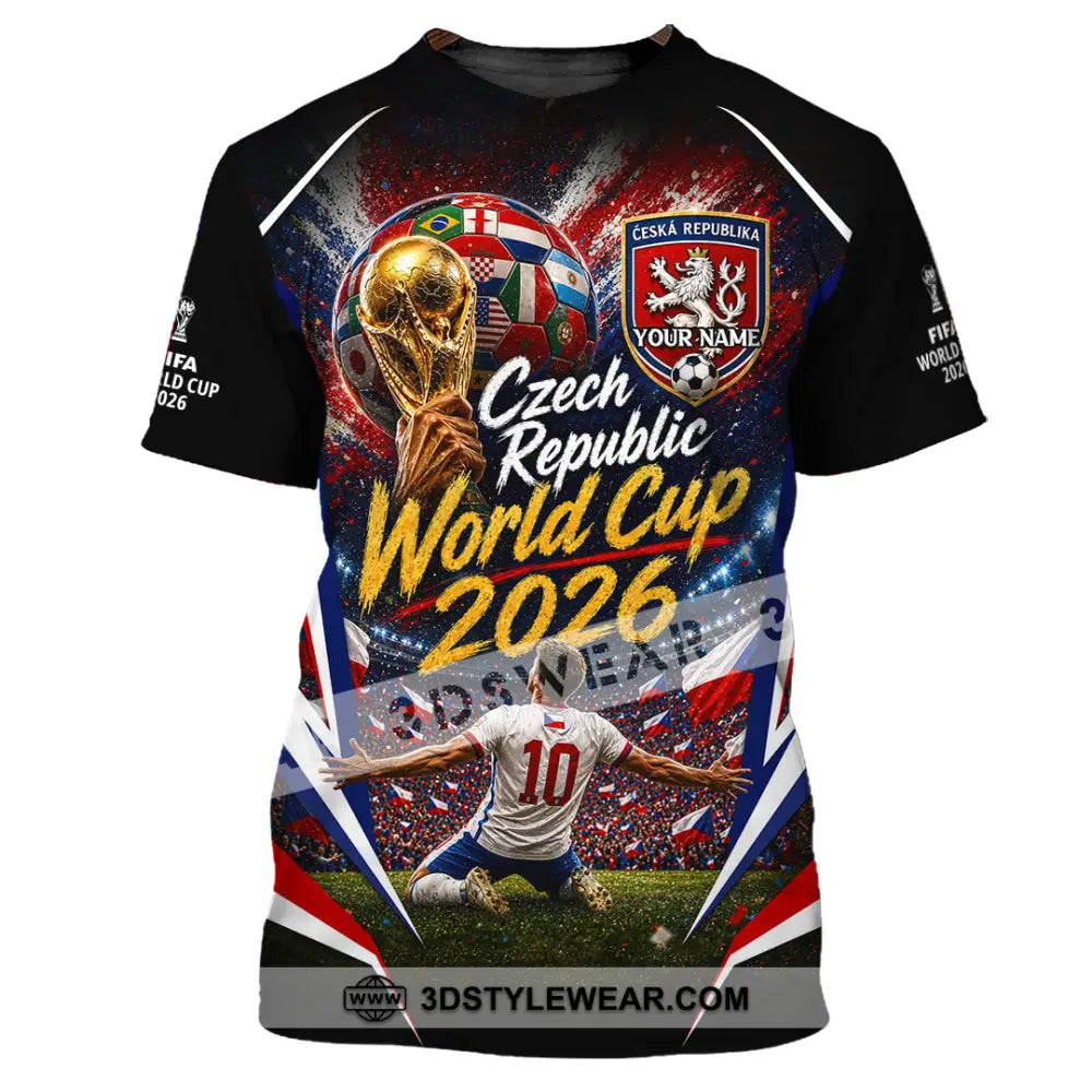 Unisex Shirt - Custom Czech Republic World Cup 2026 Shirt - T-Shirt / S - T-shirt