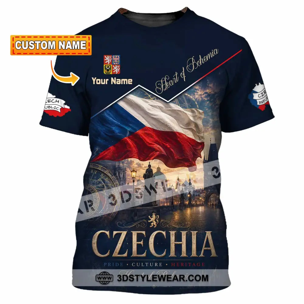Unisex Shirt - Custom Czechia Shirt - T-shirt