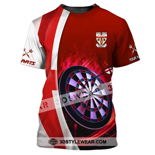Unisex Shirt, Custom Dart England Polo Shirt, Darts Hoodie, Darts Team T-Shirt, Gift for Darts Players style option 2