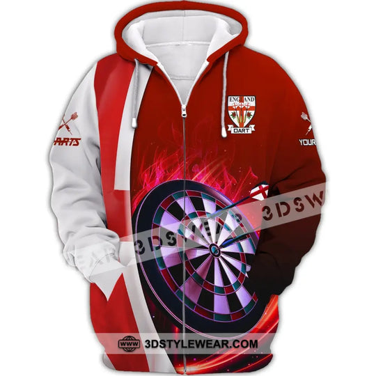 Unisex Shirt, Custom Dart England Polo Shirt, Darts Hoodie, Darts Team T-Shirt, Gift for Darts Players style option 3