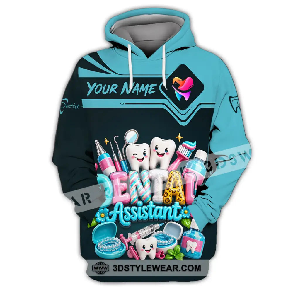 Unisex Shirt - Custom Dental Assistant Shirt - Hoodie / S - T-shirt