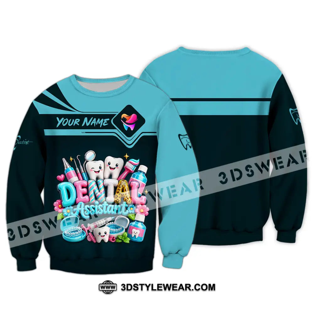 Unisex Shirt - Custom Dental Assistant Shirt - Long Sleeve / S - T-shirt