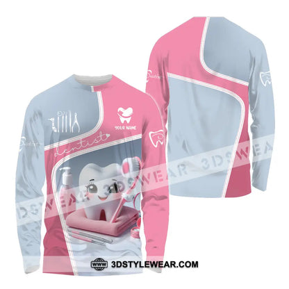 Unisex Shirt - Custom Dentist Shirt - Long Sleeve Shirt / S - T-shirt