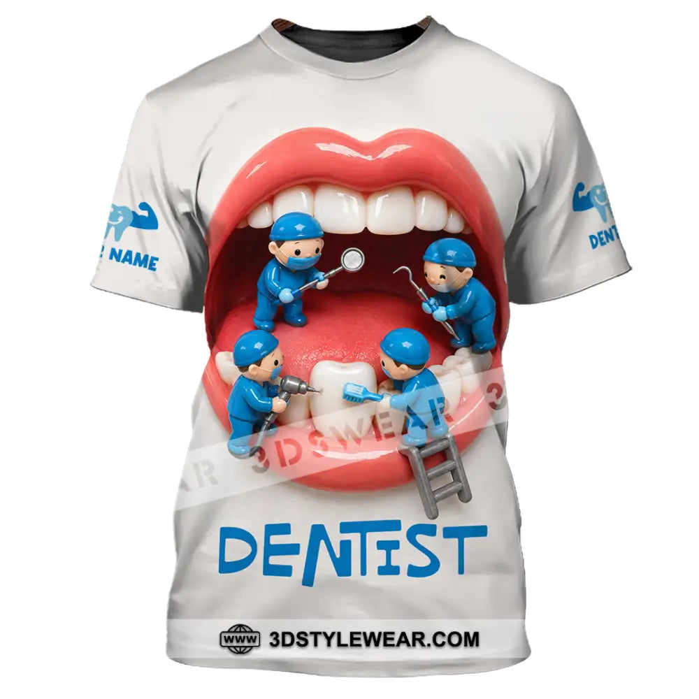 Unisex Shirt - Custom Dentist Shirt - T-Shirt / S - T-shirt