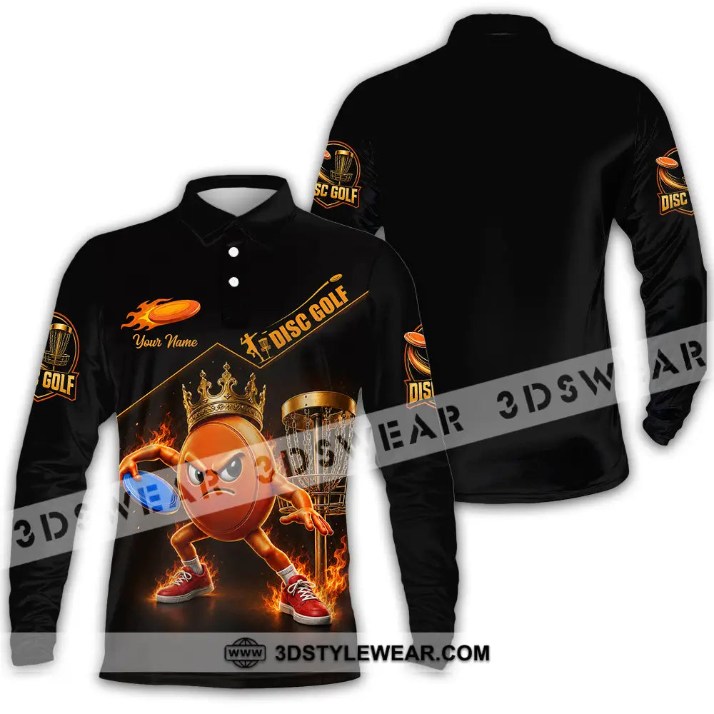 Unisex Shirt - Custom Disc Golf Shirt - Long Sleeve Polo / S - T-shirt